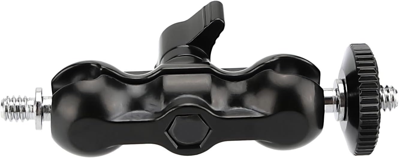 CAMVATE Universal Magic Arm with 1/4"-20 Thread(Black,2 Pieces) - 2080