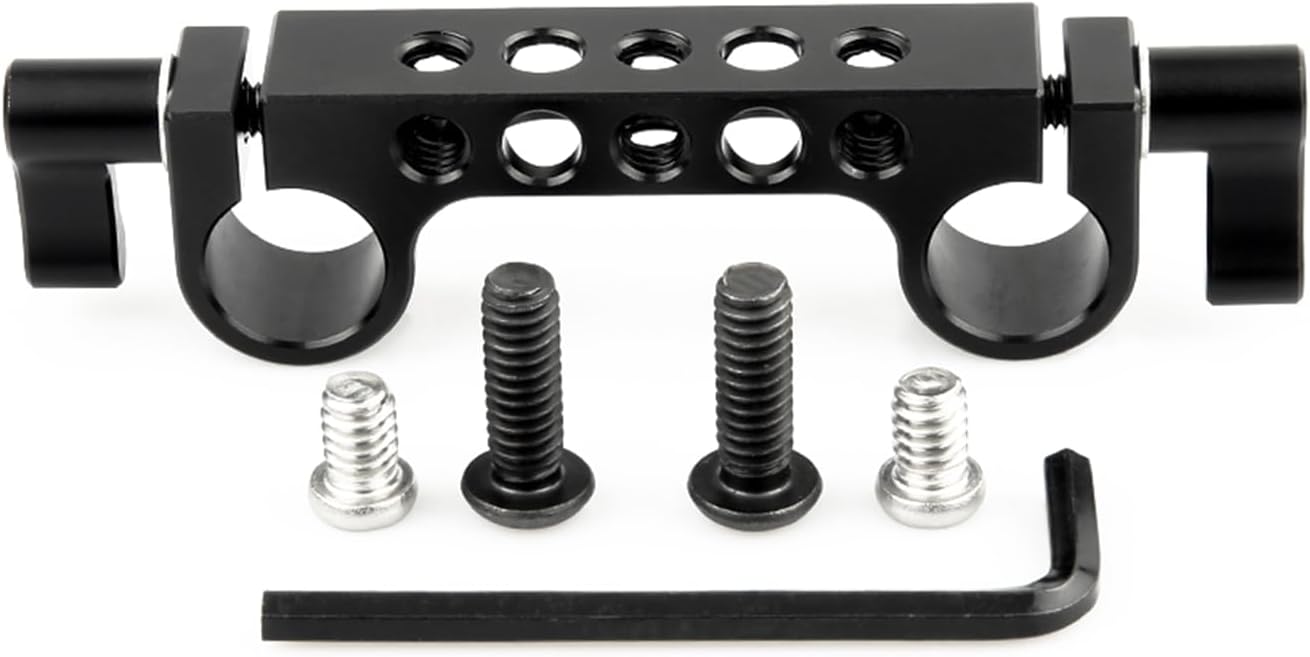 NICEYRIG 15mm Rod Clamp with 1/4"-20 Standard Thread for Camera Shoulder Rig and DSLR Camera Rig