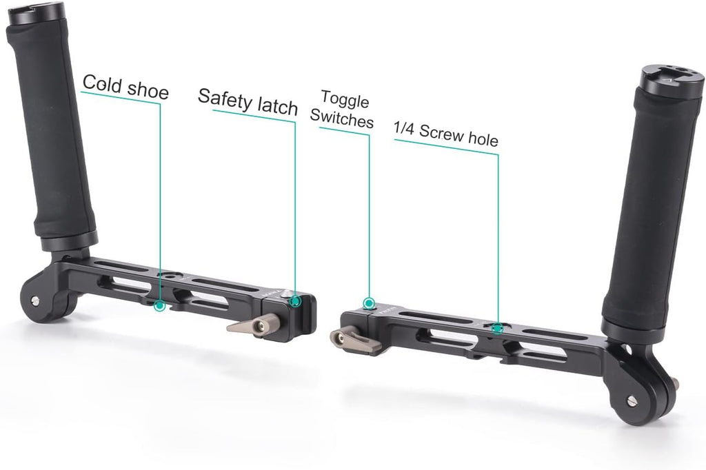 Tilta Lightweight Dual Handle Gimbal Support System | Compatible with DJI Ronin RS3 Pro/ RS4/ RS4 Pro | Ergonomic Support for Long Shoots | GSS-T04-DHB2 (Support Vest with Handles)