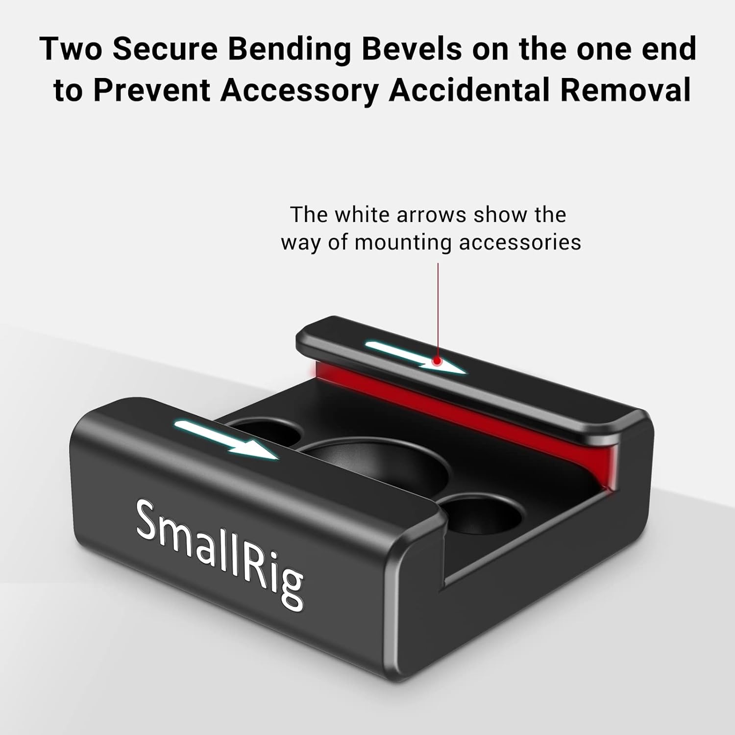 SmallRig Cold Shoe Mount (2pcs Pack) with 1/4"-20 Thread for Camera Cage Flash LED Monitor Microphone - 2060