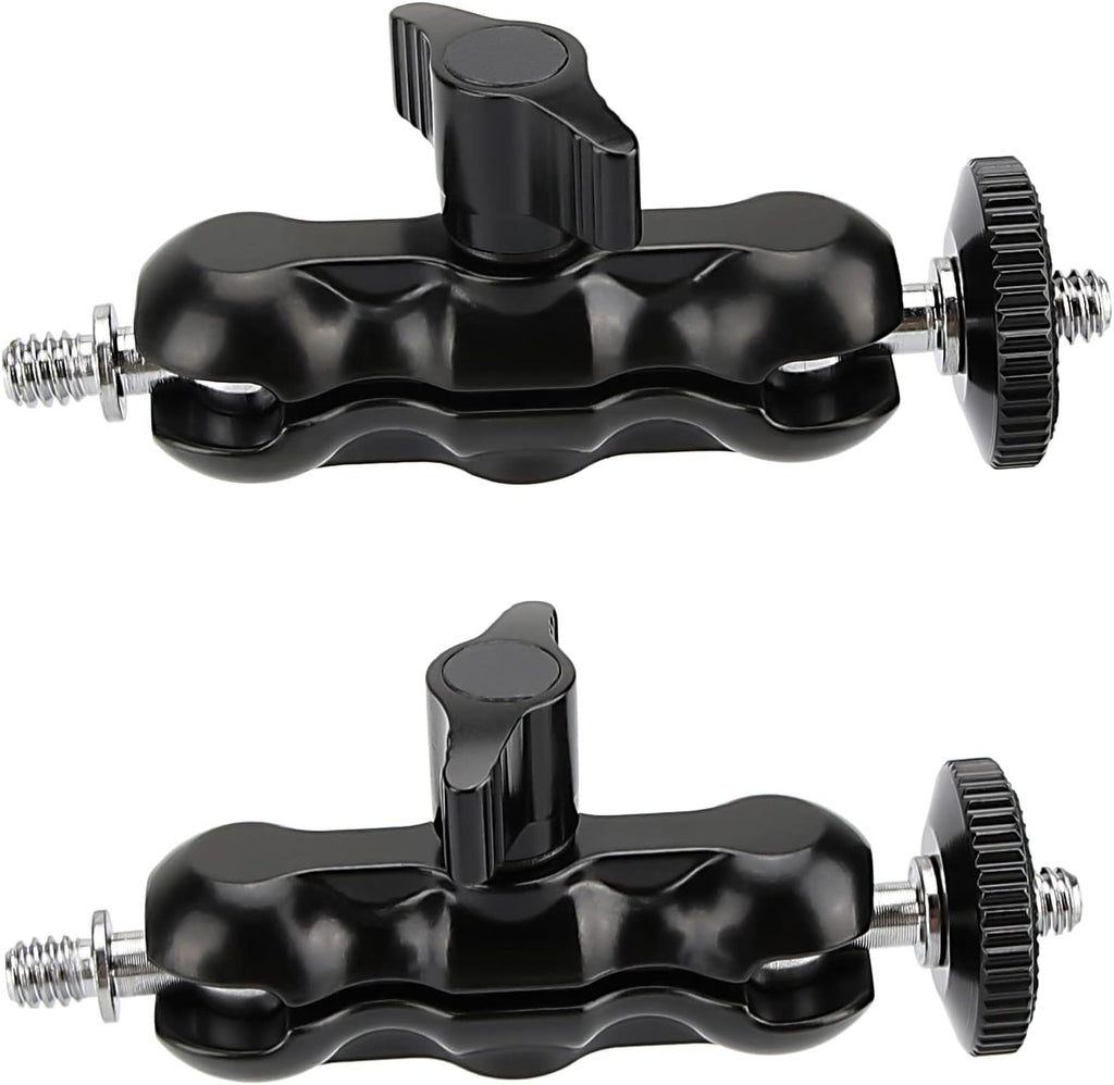 CAMVATE Universal Magic Arm with 1/4"-20 Thread(Black,2 Pieces) - 2080