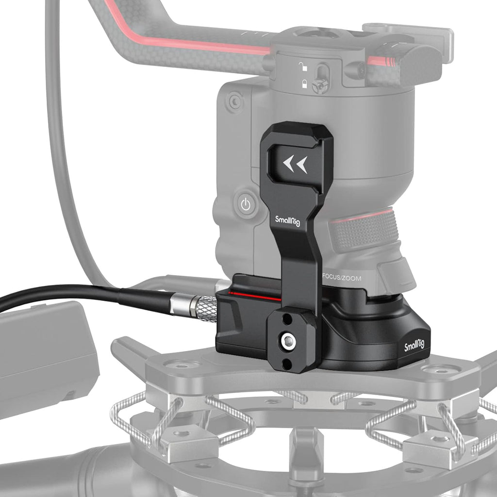 SMALLRIG Power Supply Base Plate for DJI RS 2 / RS 3 Pro/RS 4 Pro Gimbal, External Power Solution for DJI RS 2 / RS 3 Pro/RS 4 Pro