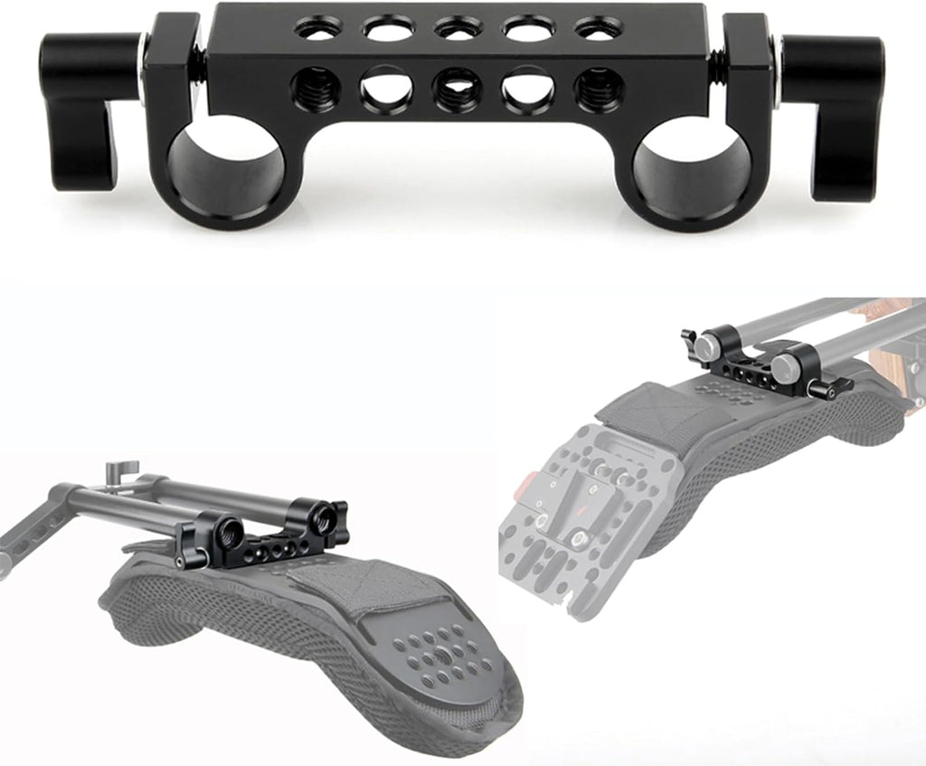 NICEYRIG 15mm Rod Clamp with 1/4"-20 Standard Thread for Camera Shoulder Rig and DSLR Camera Rig