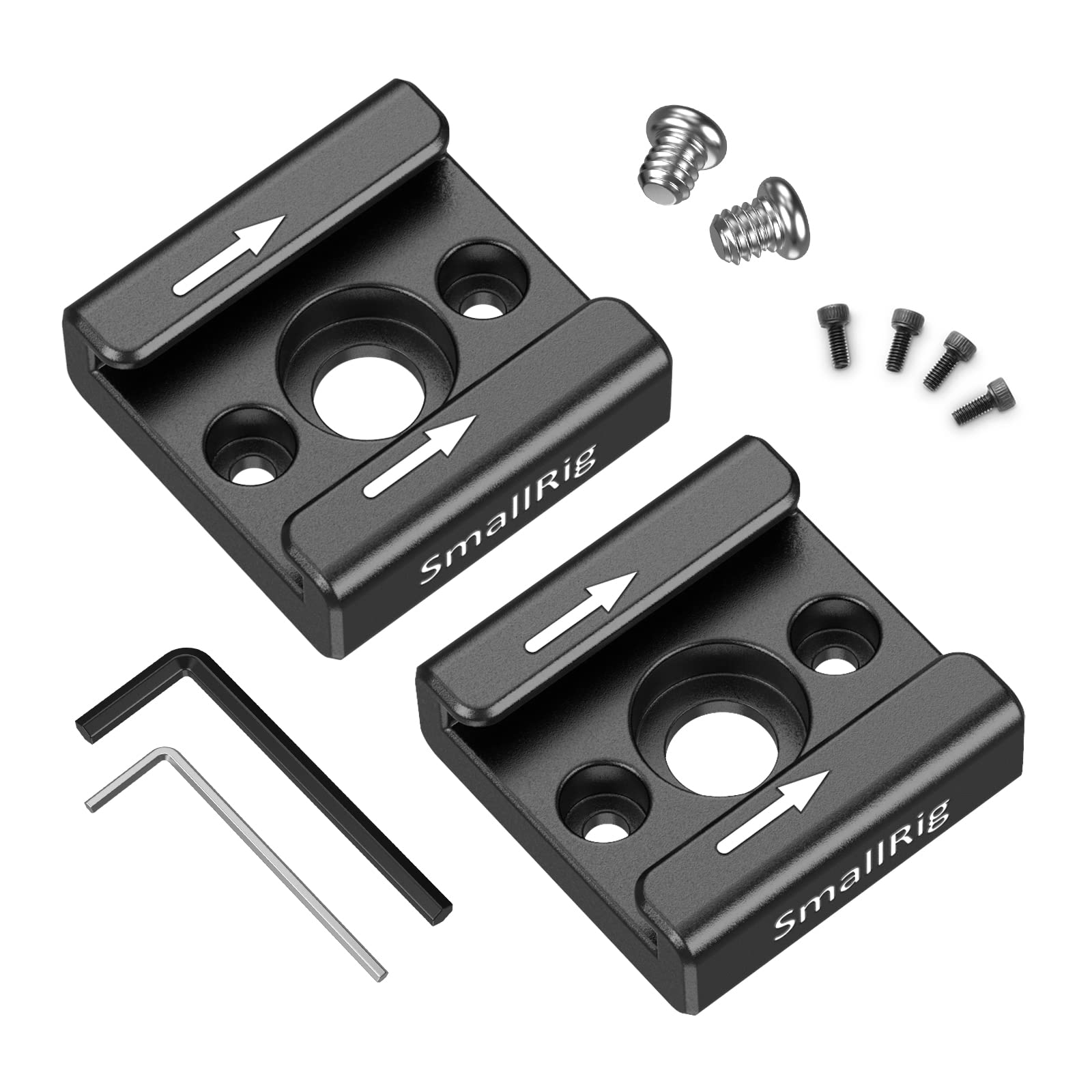 SmallRig Cold Shoe Mount (2pcs Pack) with 1/4"-20 Thread for Camera Cage Flash LED Monitor Microphone - 2060