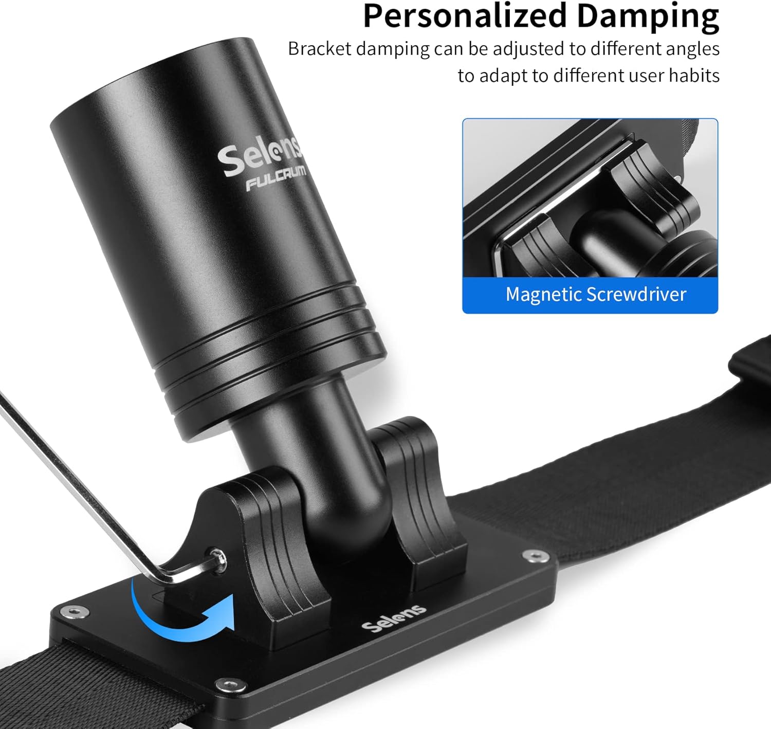 Selens Camera Gimbal Belt, Gimbal Stabilizer Weight Support Hip Belt Waist Mount for Long Standing Filming, Compatible with Ronin S DJI RS2/RSC2, Zhiyun Crane 2, Crane Plus, Moza Air 2, AirCross