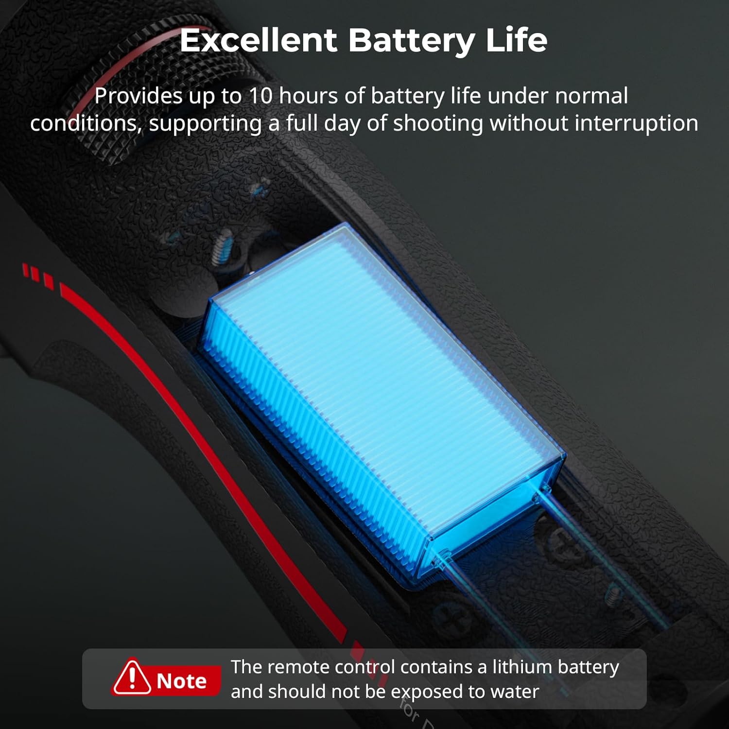 SMALLRIG Handle with Follow Focus for DJI RS 2 / RS 3 Pro/RS 4 / RS 4 Pro Gimbal Stabilizer, Handle with 1/4"-20 locating Holes and a Cold Shoe Mount, Max Load 4.4lb