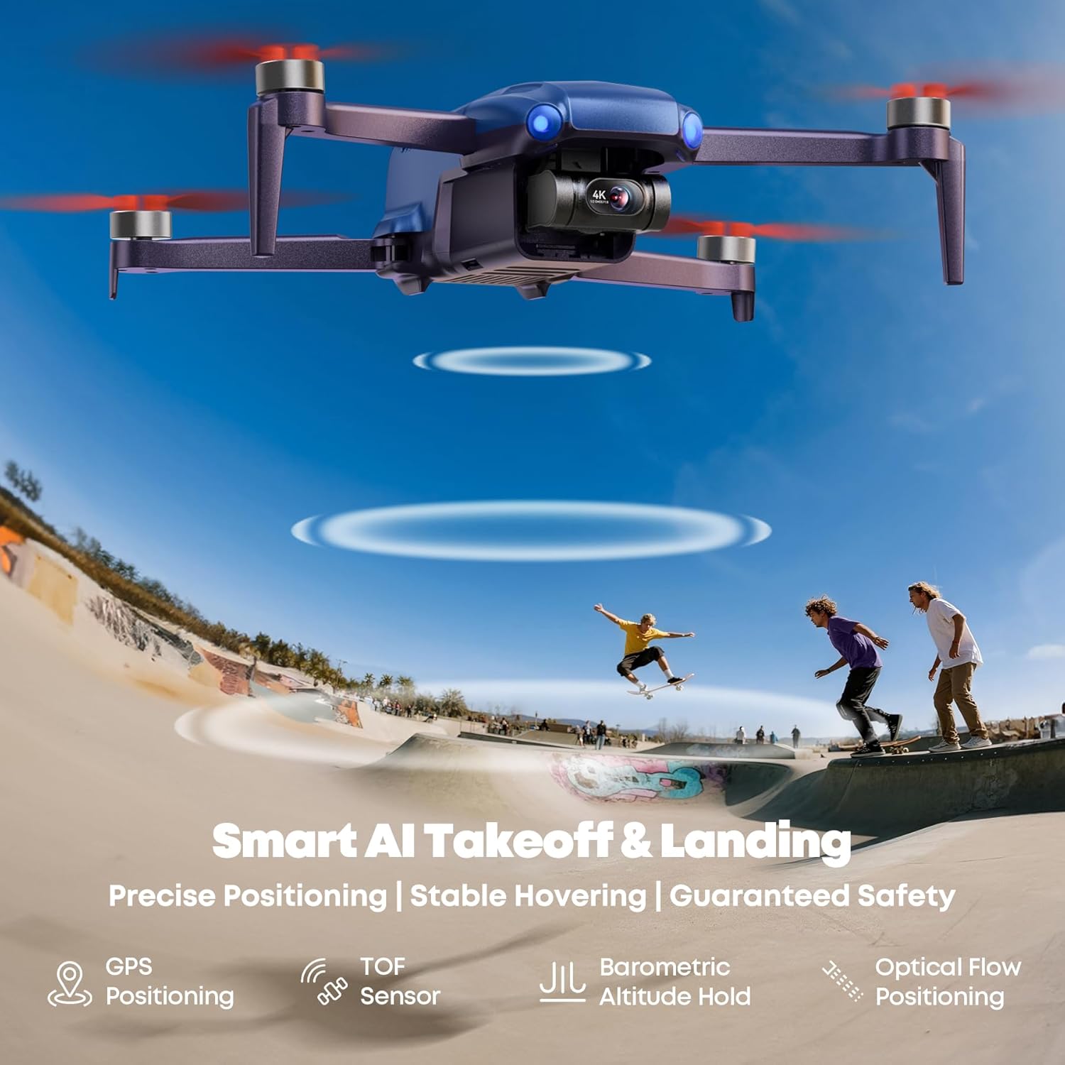 V11MINI 4K,Drones with Camera for Adults 4K Video 8K Photo,Under 249g,3-Axis Gimbal,20000ft FPV Transmission,Vertical Shooting,GPS with Beeper,for Adults,Beginner,Fly More Combo(96-Min Flight)