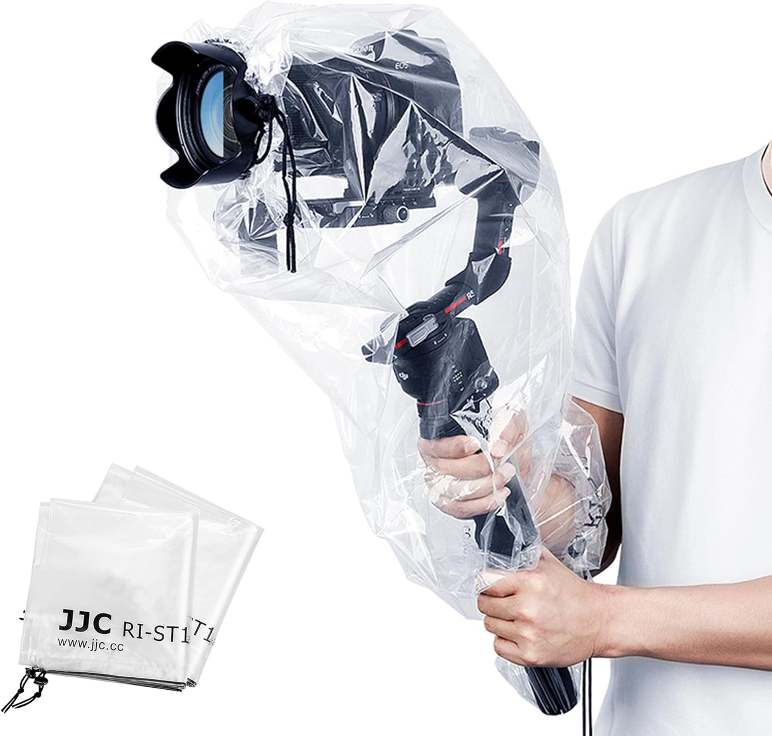2Pack Clear Stabilizer Rain Cover,Gimbal Stabilizer for Camera Raincoat fits DJI RS 4 Pro RS4 RS 3 Mini Pro,RSC 2,RS 2,Ronin-SC S, Weebill 3S,Crane M2S & More Stabilizer Below 16.3x8.6x7.7