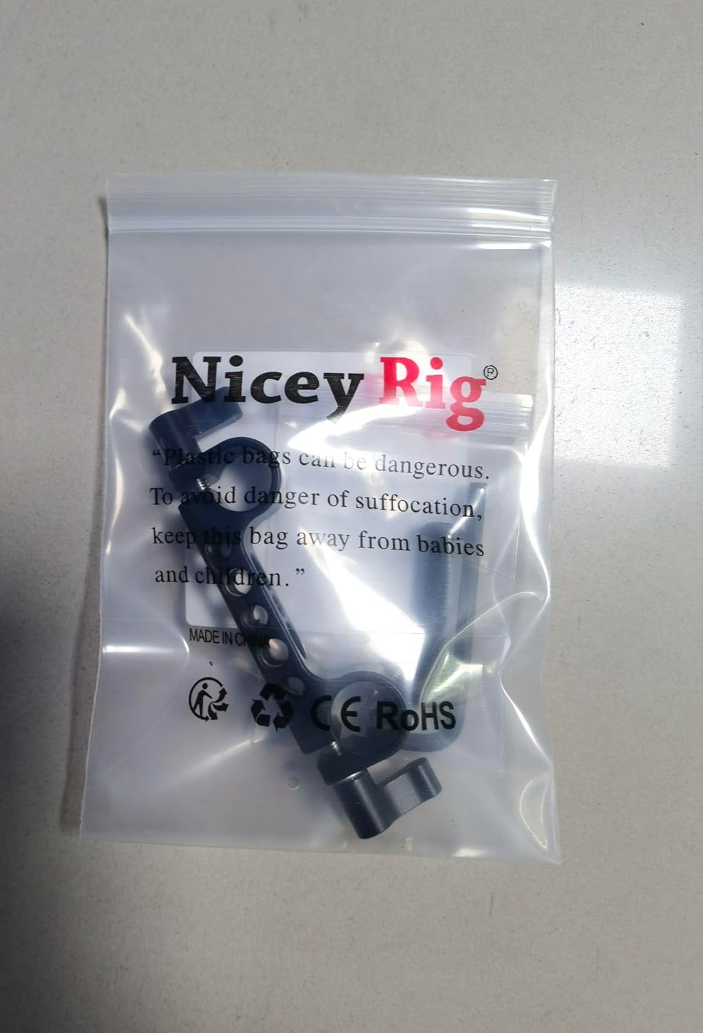 NICEYRIG 15mm Rod Clamp with 1/4"-20 Standard Thread for Camera Shoulder Rig and DSLR Camera Rig