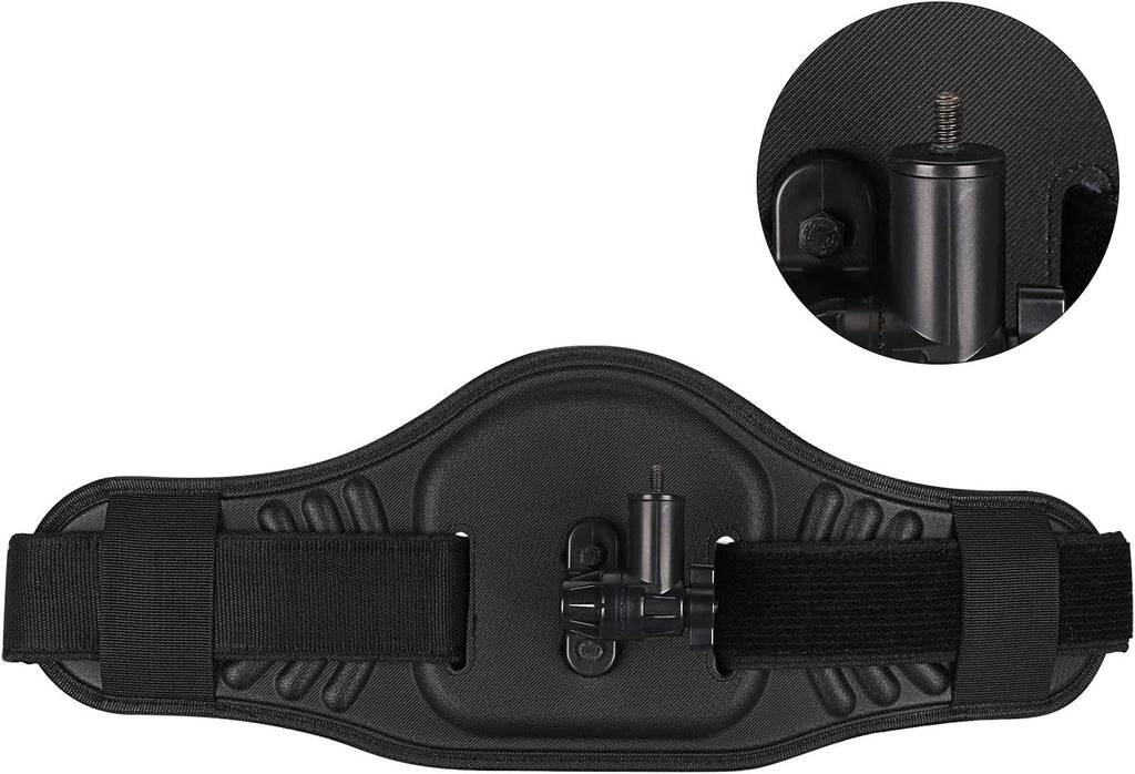 LICHIFIT Camera Waist Belt + 1.2m Selfie Stick for GoPro for Insta360 for Fusion Action Camera/Panorama Camera Outdoor Holder Waistband Waist Mount Bracket Strap