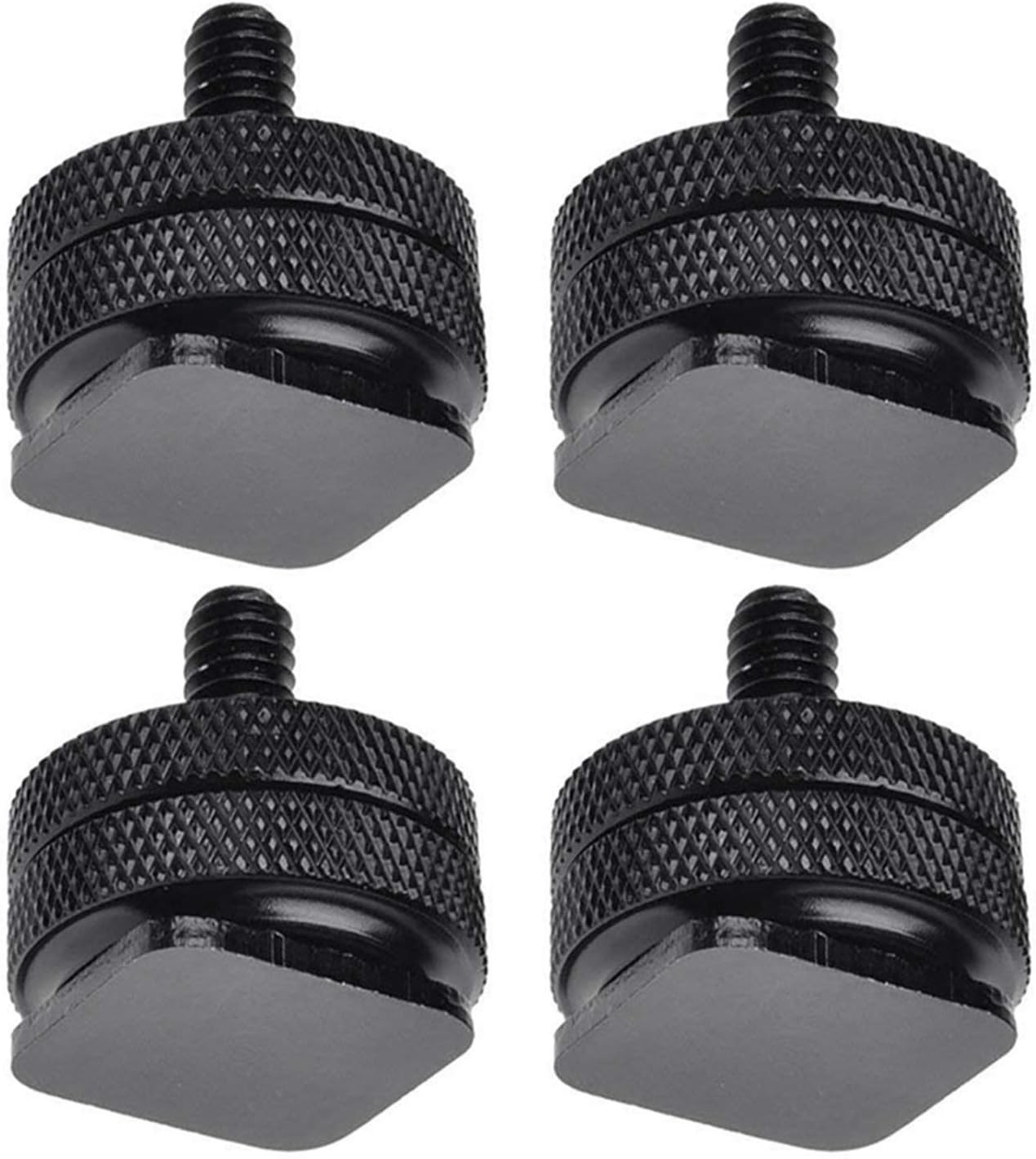 SLOW DOLPHIN 1/4 Inch Hot Shoe Mount Adapter Tripod Screw for DSLR Camera Rig(4Packs)