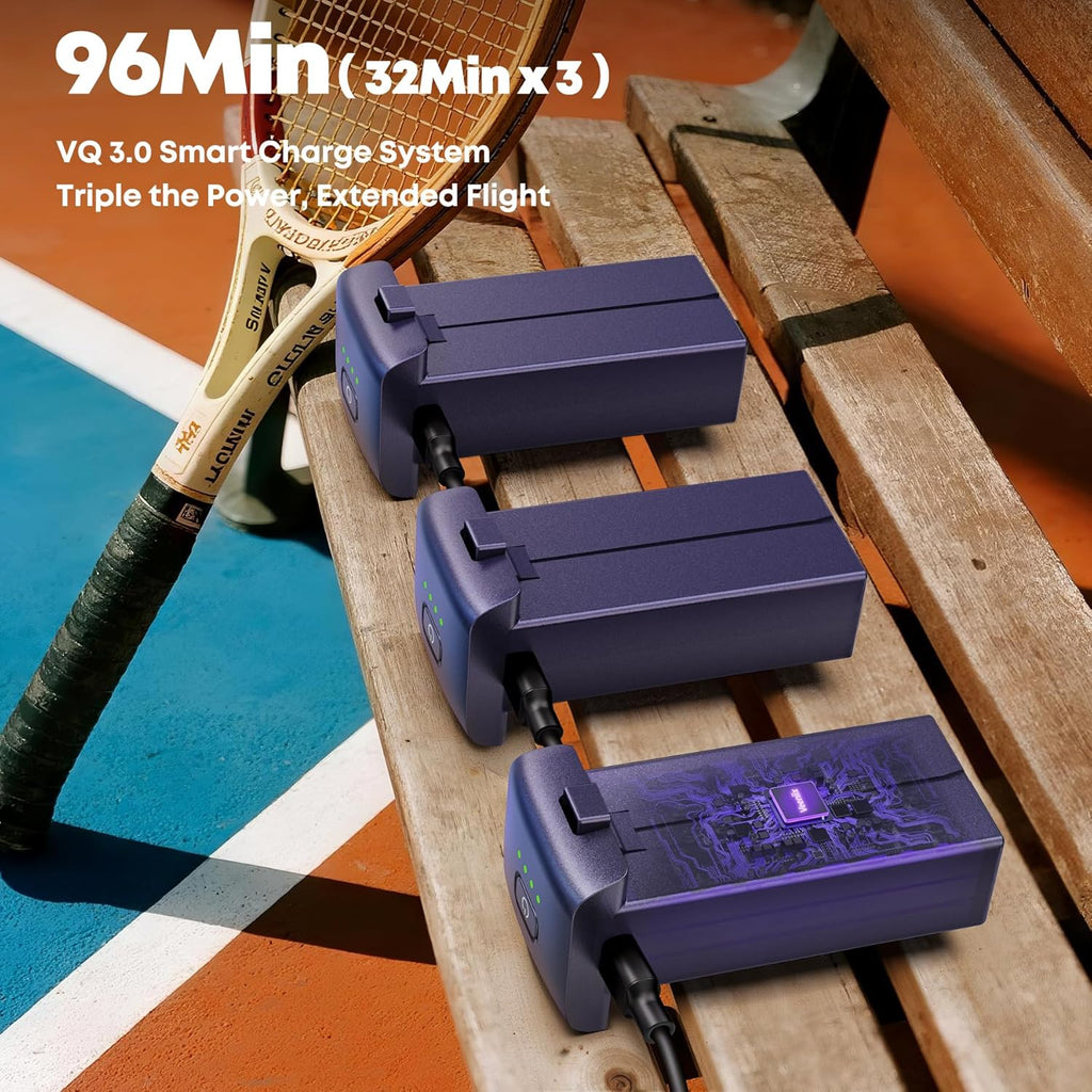 V11MINI 4K,Drones with Camera for Adults 4K Video 8K Photo,Under 249g,3-Axis Gimbal,20000ft FPV Transmission,Vertical Shooting,GPS with Beeper,for Adults,Beginner,Fly More Combo(96-Min Flight)