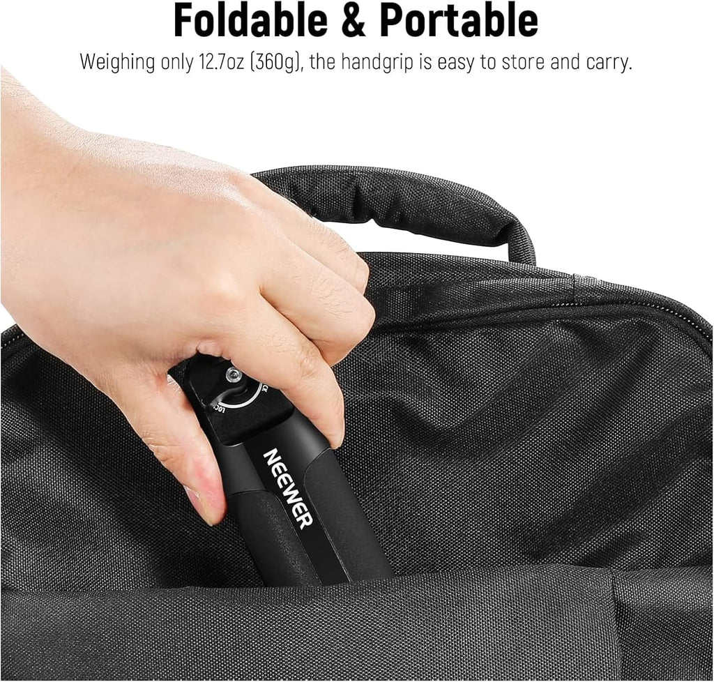NEEWER Adjustable Sling Handle Grip Compatible with DJI Ronin RS4 RS3 Mini RS 3 Pro RS 2 RSC 2 Gimbal Stabilizer for Low Angle Shot, Max Load 13.2lb, ST49