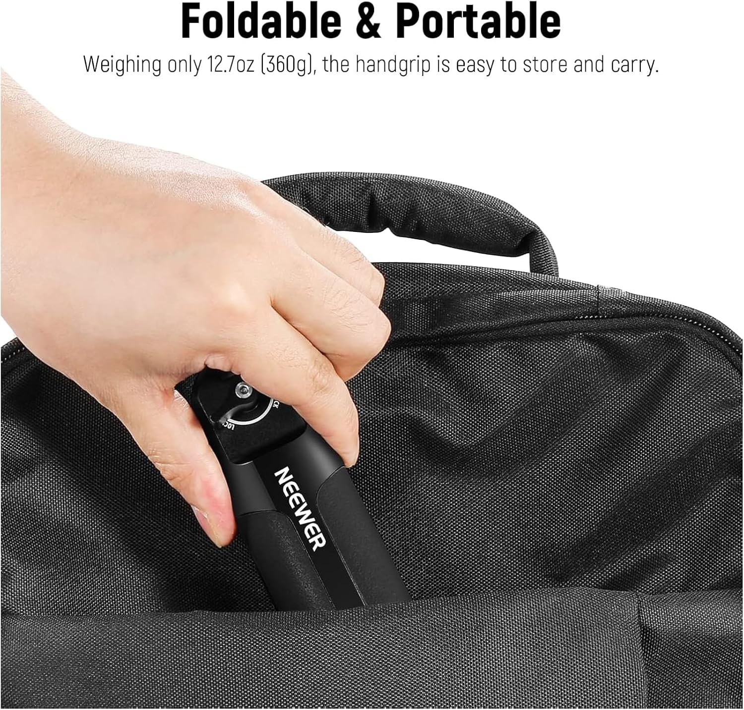 NEEWER Adjustable Sling Handle Grip Compatible with DJI Ronin RS4 RS3 Mini RS 3 Pro RS 2 RSC 2 Gimbal Stabilizer for Low Angle Shot, Max Load 13.2lb, ST49