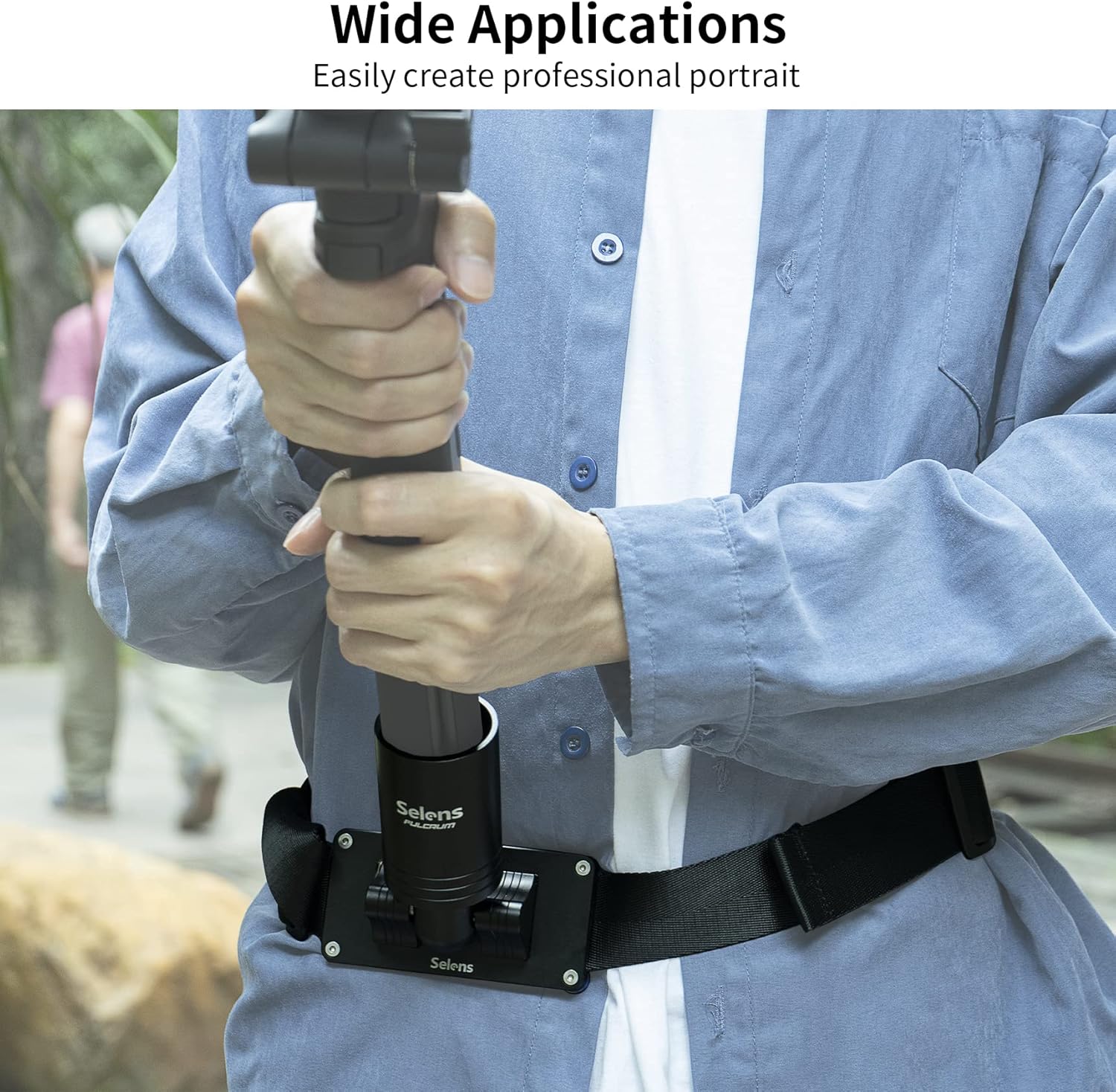 Selens Camera Gimbal Belt, Gimbal Stabilizer Weight Support Hip Belt Waist Mount for Long Standing Filming, Compatible with Ronin S DJI RS2/RSC2, Zhiyun Crane 2, Crane Plus, Moza Air 2, AirCross